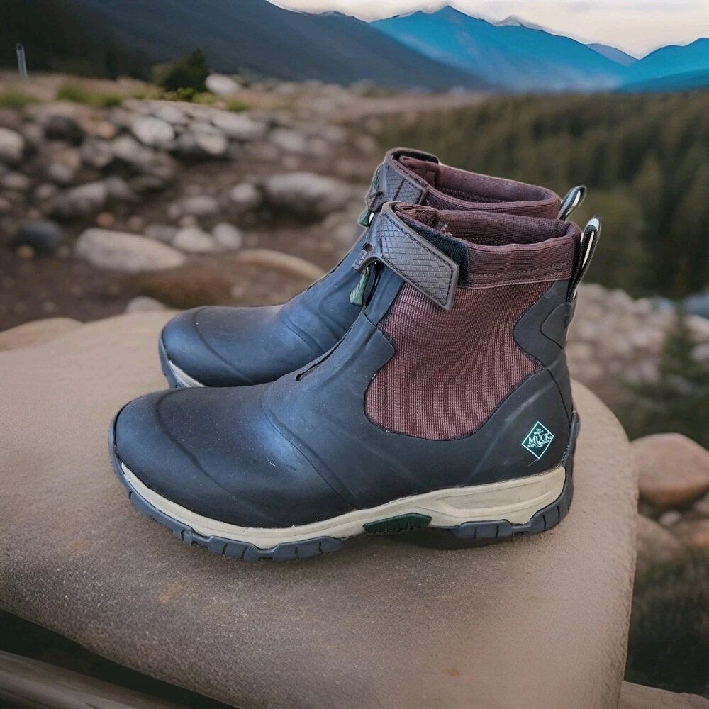 MUCK BOOTS Men's sizes 12-14 APEX MID ZIP ANKLE BOOT BROWN NWT NO BOX